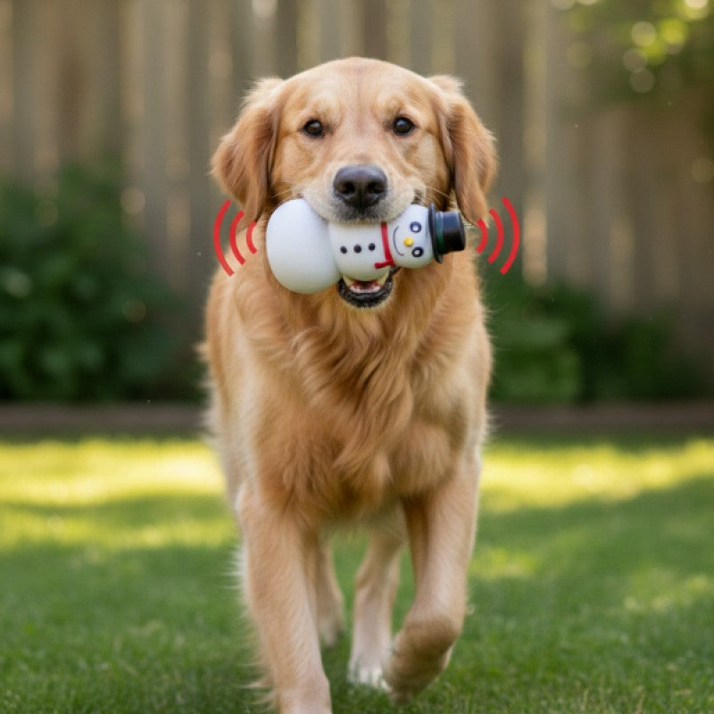 Sesli Kardan Adam Tasarımlı Oyuncak