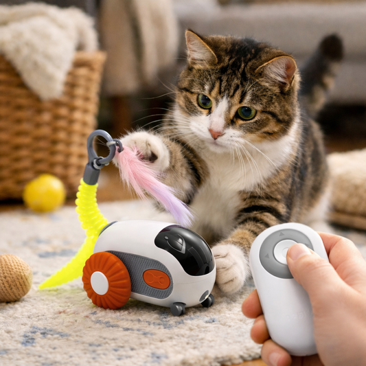 Koş, Yakala, Oyna! | Uzaktan Kumandalı Robot Kedi Oyuncağı